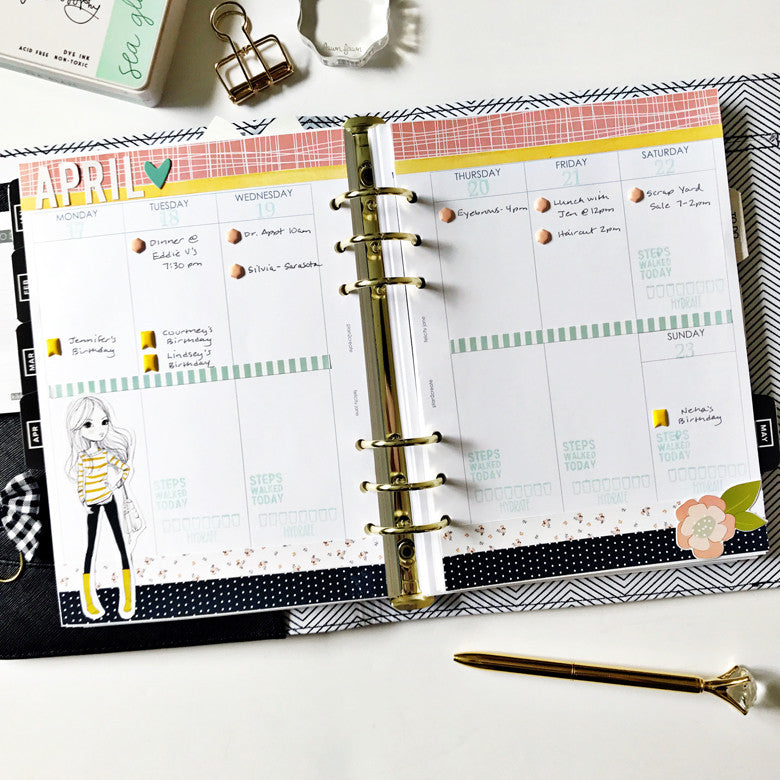 April Planner Spread | Anita Patel