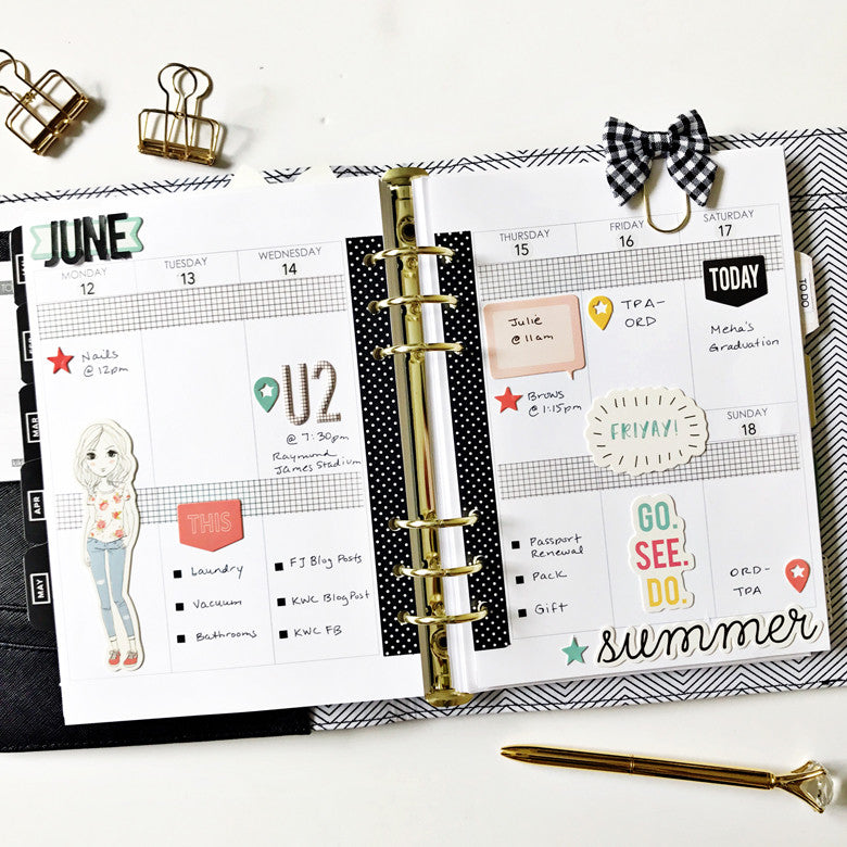 June Weekly Planner Spread | Anita Patel