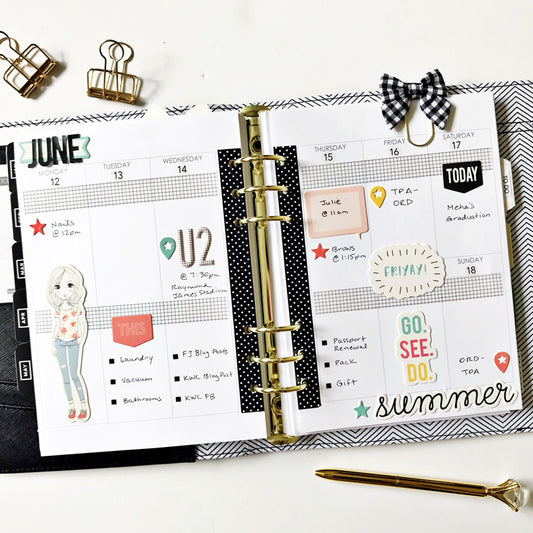 June Weekly Planner Spread | Anita Patel