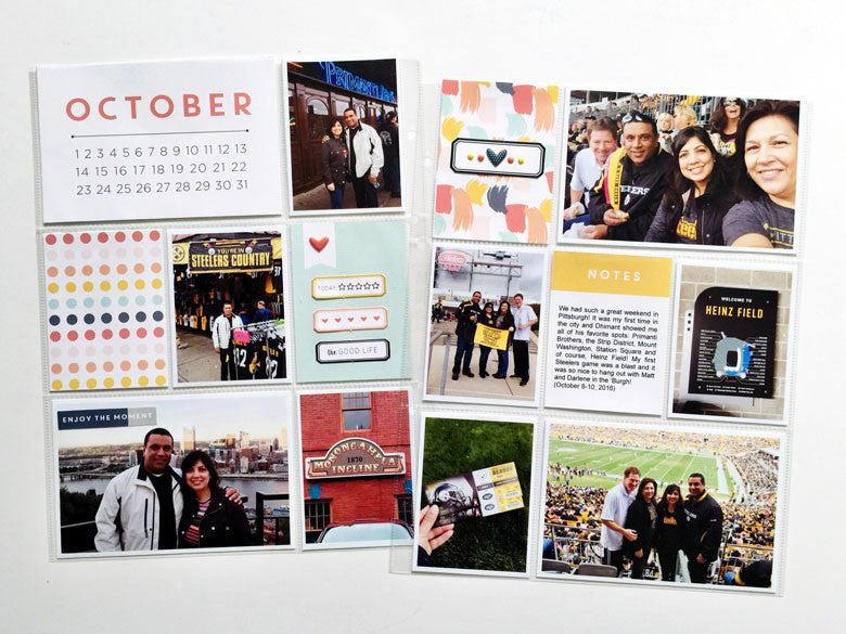 Project Life Spread Using Emeline | Anita Patel