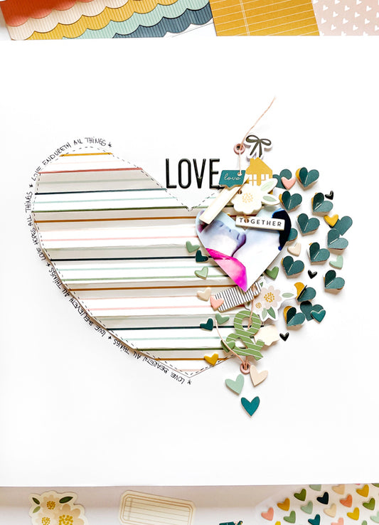Folded Heart Layout | Kerstin Scheidler
