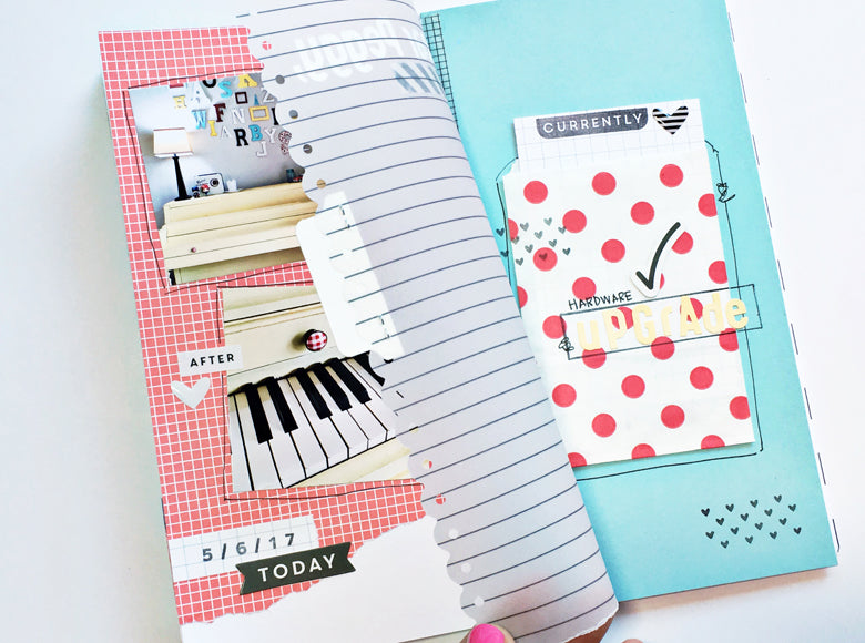 Dear Peggy Traveler's Notebook Page | Andrea Gray