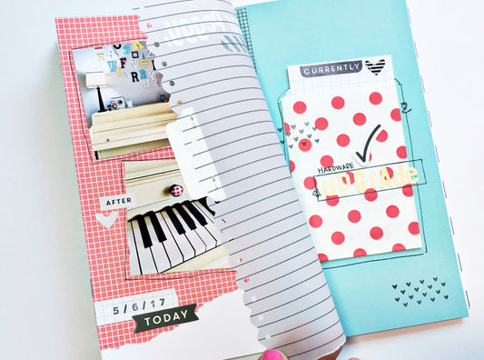 Dear Peggy Traveler's Notebook Page | Andrea Gray