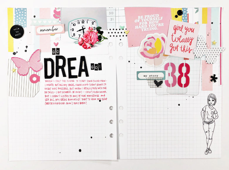 You Got This Note to Self Layout | Andrea Gray