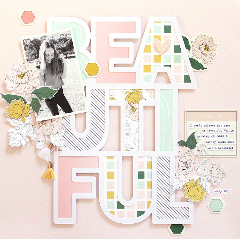 Beautiful Layout + Process Video | Mandy Melville