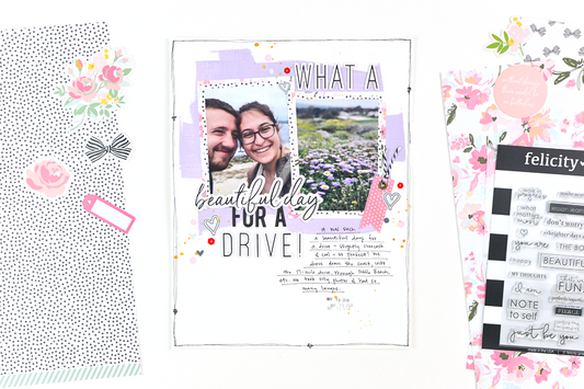 Beautiful Day Scrapbook Layout | Suzanna Stein