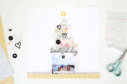 Beautiful Day Layout + Process Video | Sheree Forcier