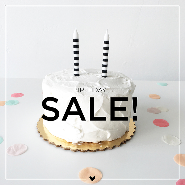 Birthday SALE!