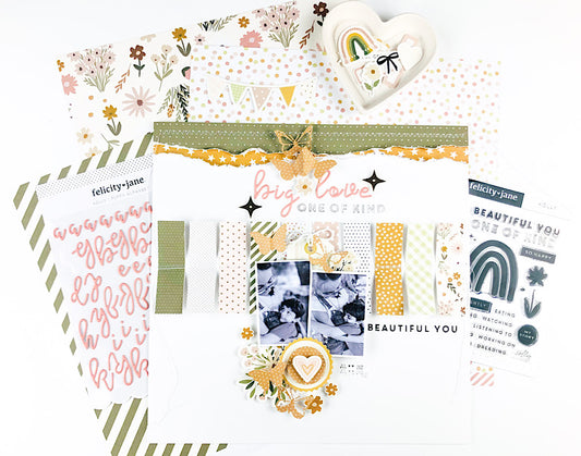 "Big Love" Scrapbook Layout | Karlla Dauer