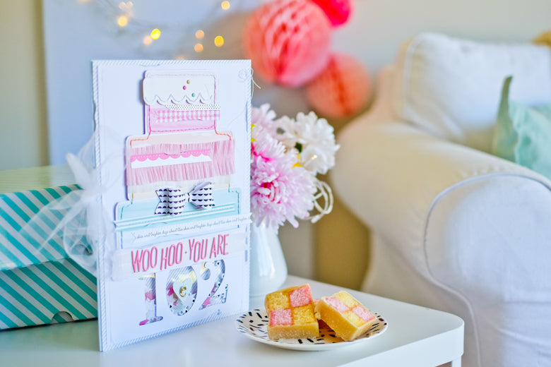 Woo Hoo Birthday Card + Process Video | Suse Fish