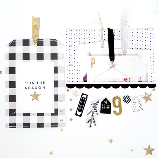 December Day 9 - FJ Cardstock Divider Pocket Pages