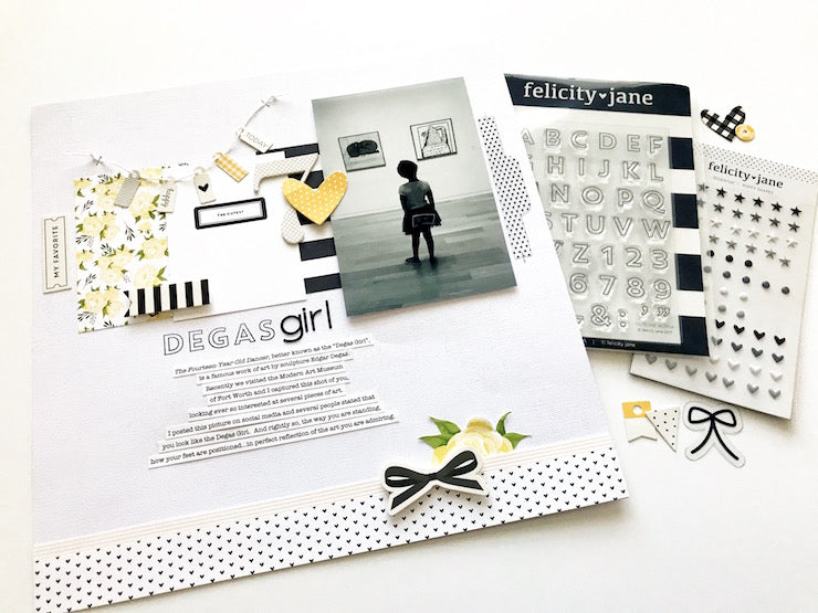 Degas Girl Layout | Victoria Calvin