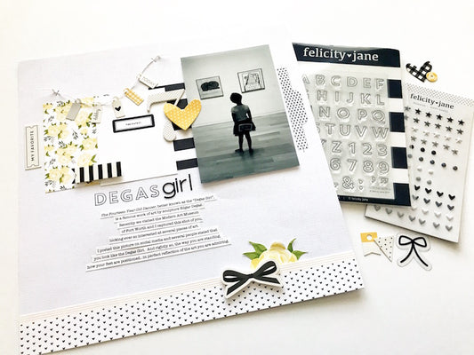 Degas Girl Layout | Victoria Calvin