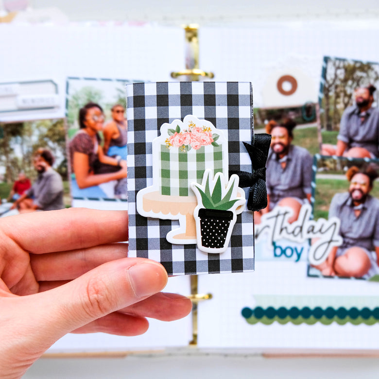 "Birthday Boy" Note to Self Binder Spread | Tiffany Julia