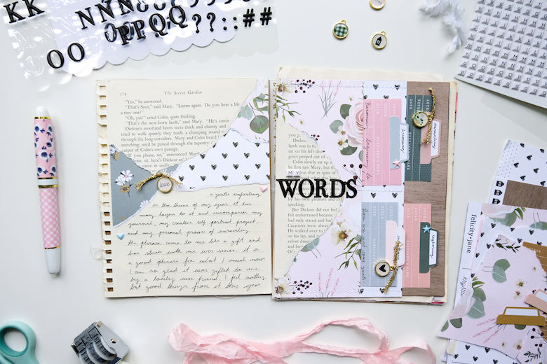 Documenting My Word for the Year in a Multi Library Card Pocket | Tiffany Julia