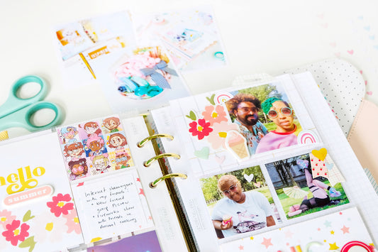 "Hello Summer" Pocket Page Spread | Tiffany Julia