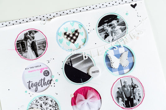 Grateful - A Soft Mixed Media Layout | Ulrike Dold