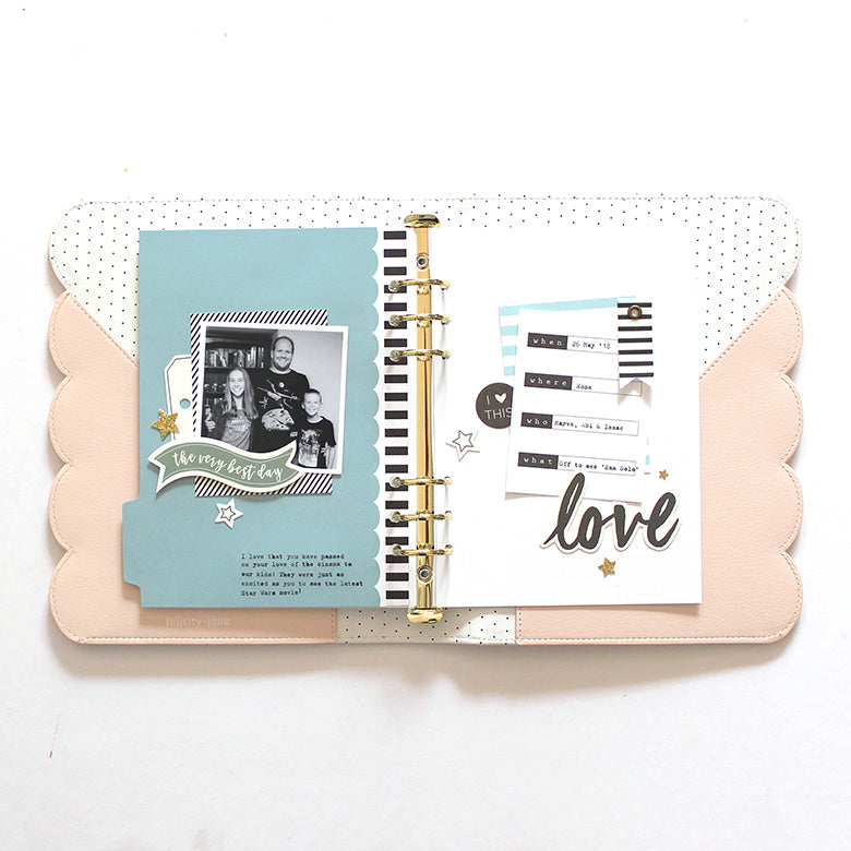 Memory Keeping in a Note to Self Binder | Mandy Melville