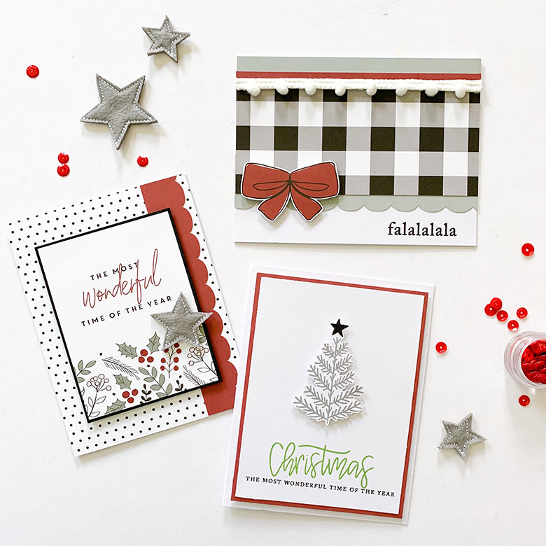 Christmas Cards with Holly Kit | Mandy Melville