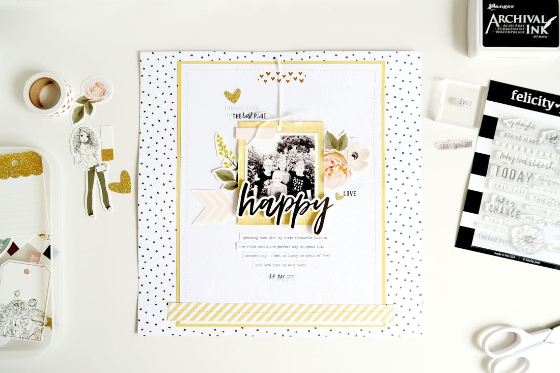 Happy Layout | Sheree Forcier