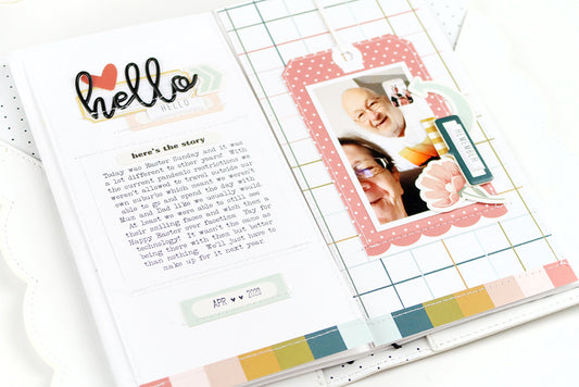 "Hello" Traveler's Notebook Spread | Sheree Forcier