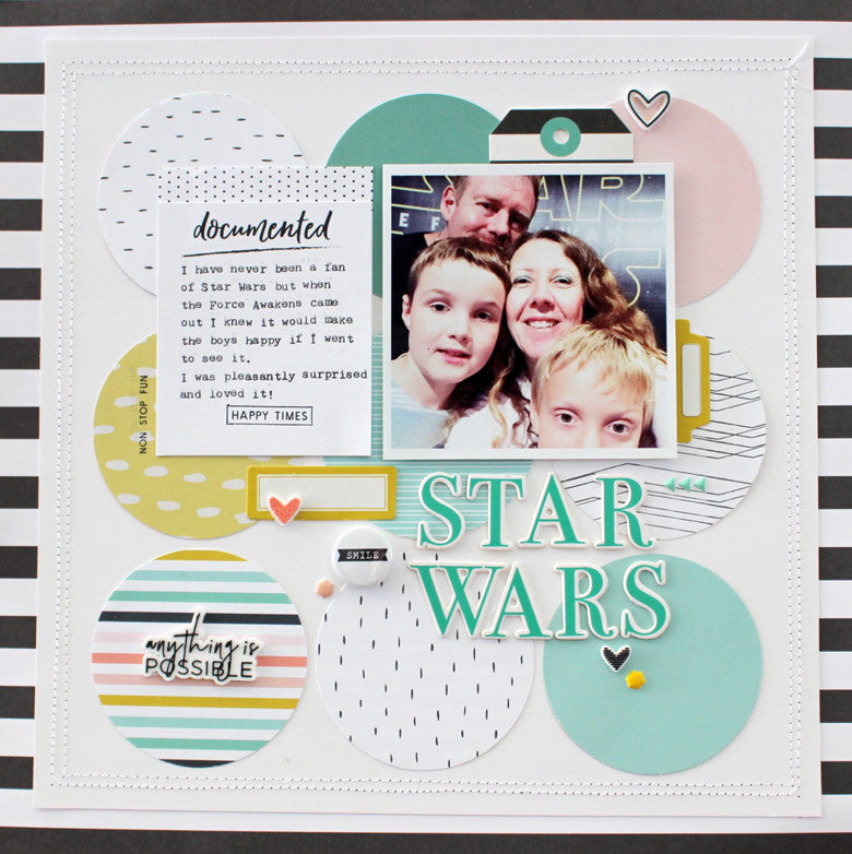 Star Wars layout | Kim Jeffress
