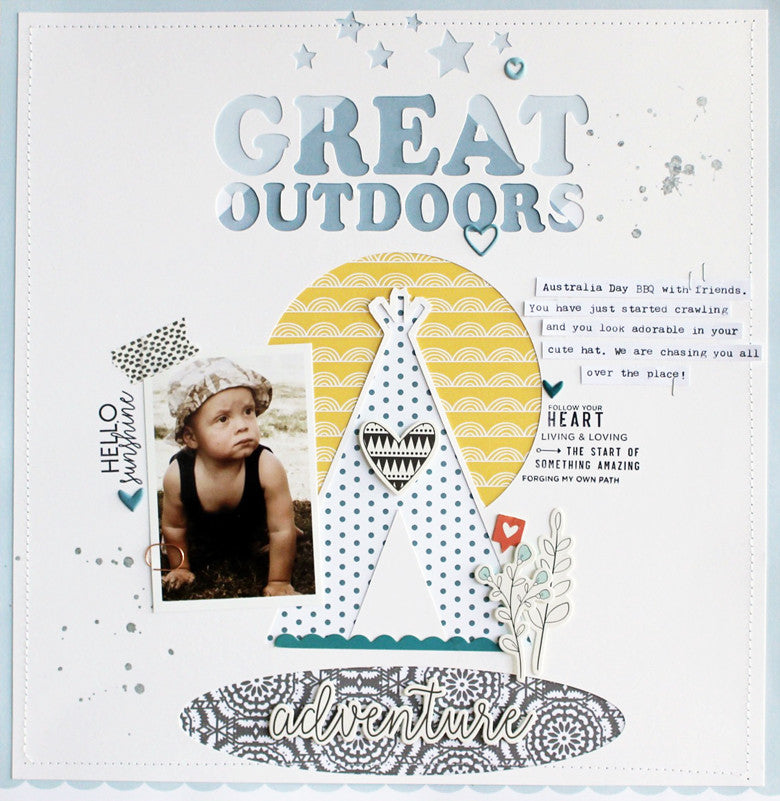 Boy Layouts with the Willow Kit | Kim Jeffress