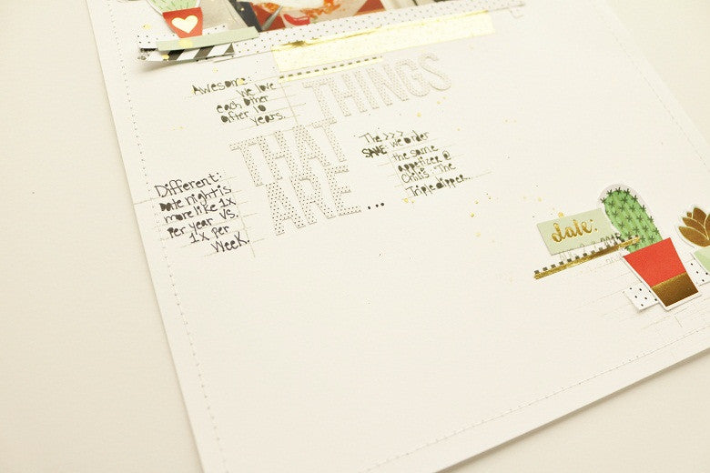 "Things That Are" Layout | Carol Chastain