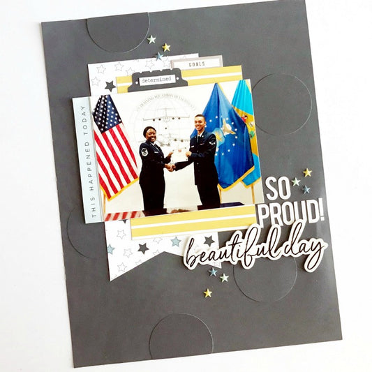 So Proud Scrapbook Layout | Victoria Calvin
