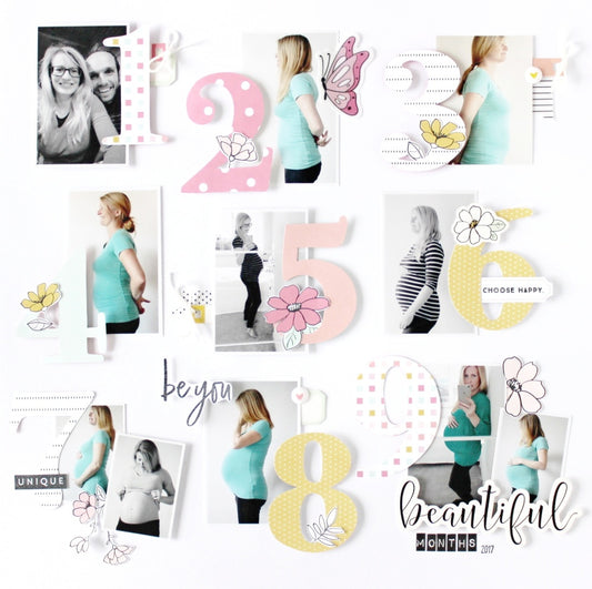 Nine Months Layout | Jana Bennett