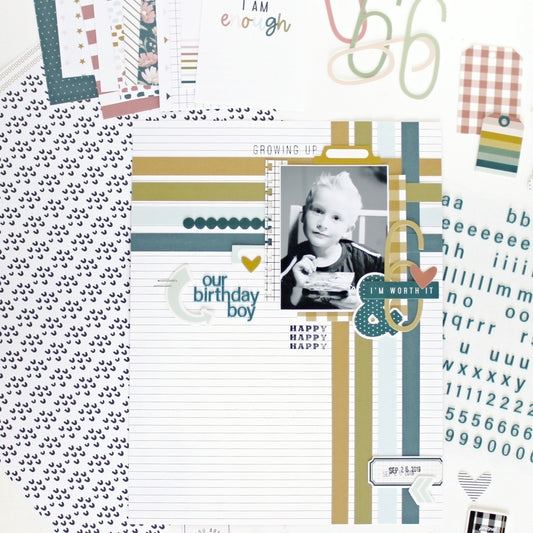 "Birthday Boy" Layout | Jana Bennett