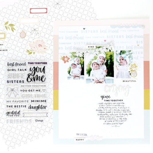 Sisters Layout | Jana Bennett