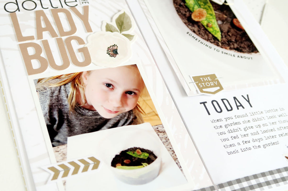Ladybug Traveler's Notebook Spread | Sheree Forcier