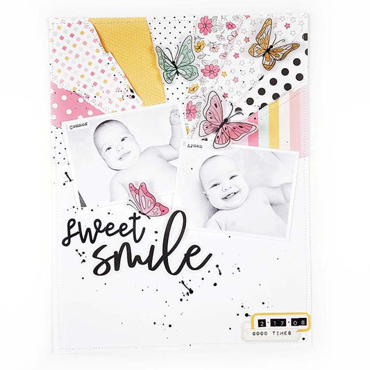 8.5x11 Layout | Sweet Smiles | Lindsey Lanning