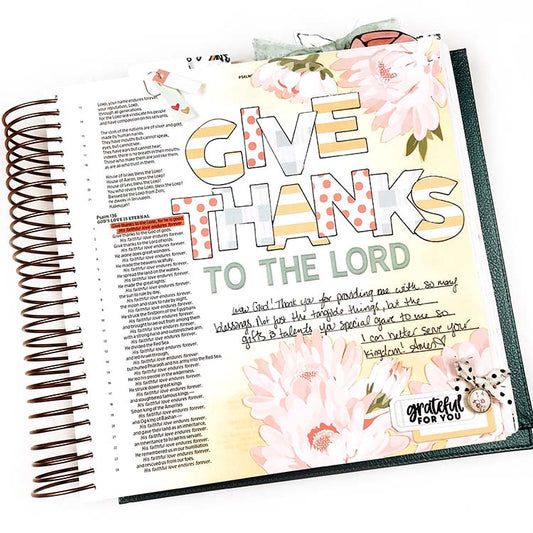 Bible Journaling | Thanks | Lindsey Lanning