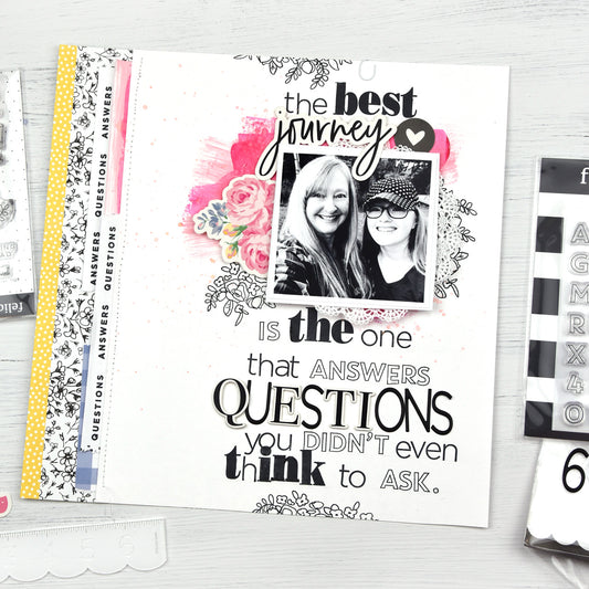 A Journey with FJ Alphabet Stamps | Lorilei Murphy