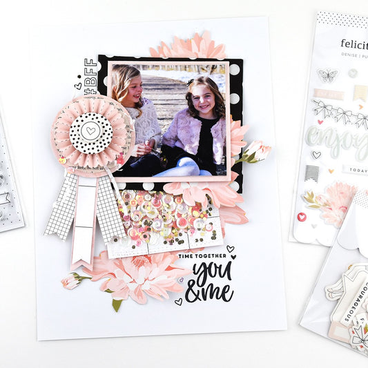 Make a Pretty Crafty Layout with the Denise Kit | Lorilei Murphy