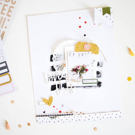 "Love This“ Layout or How to Deal with Mistakes | Kathleen Graumüller