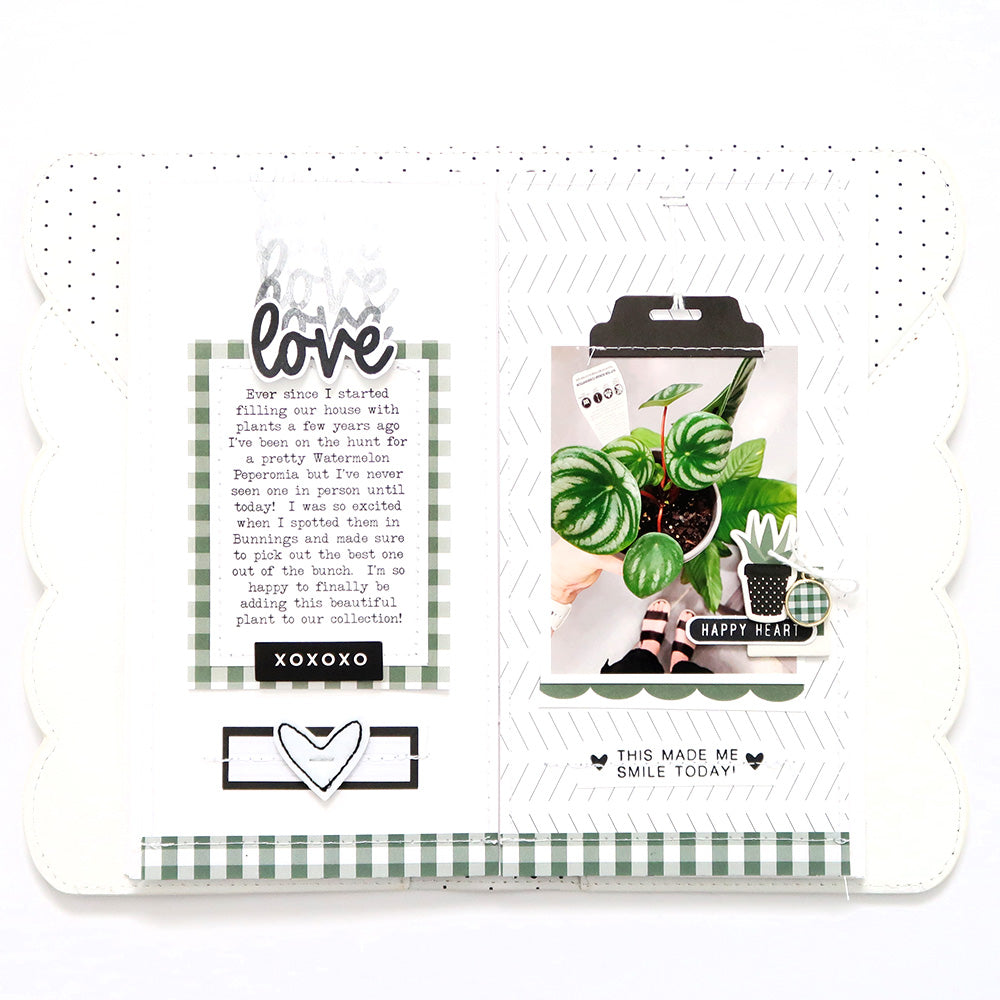 Mix-It Monday "Love" Traveler's Notebook Spread | Sheree Forcier