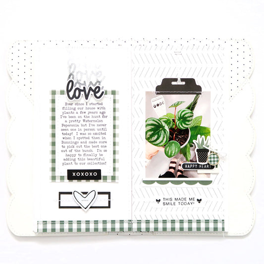 Mix-It Monday "Love" Traveler's Notebook Spread | Sheree Forcier