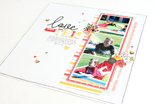 'Love This' Layout with Lindsey Kit | Mandy Melville