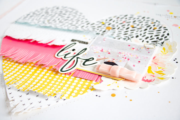 Mix and Match: Fringed Heart Layout | Kathleen Graumüller