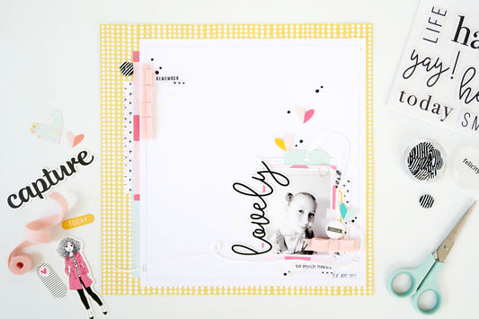 "Lovely" Layout + Process Video | Sheree Forcier