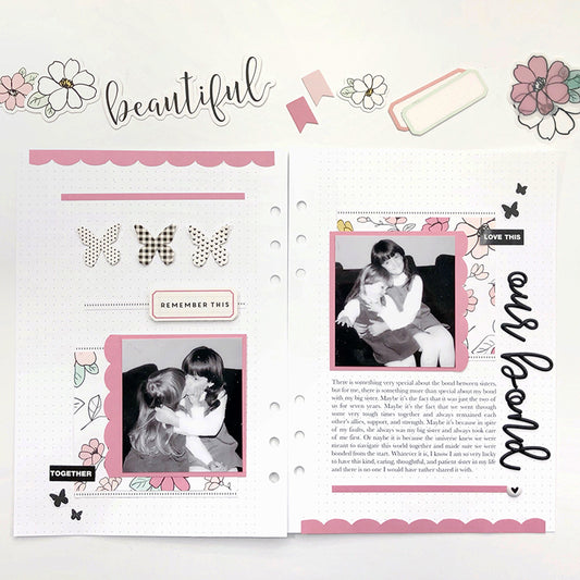 A Tribute to Sisterhood Binder Spread | Lynne Ashcraft