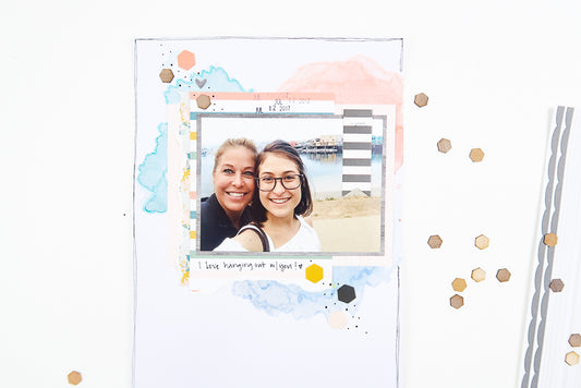 Me ’n You Scrapbook Layout | Suzanna Stein