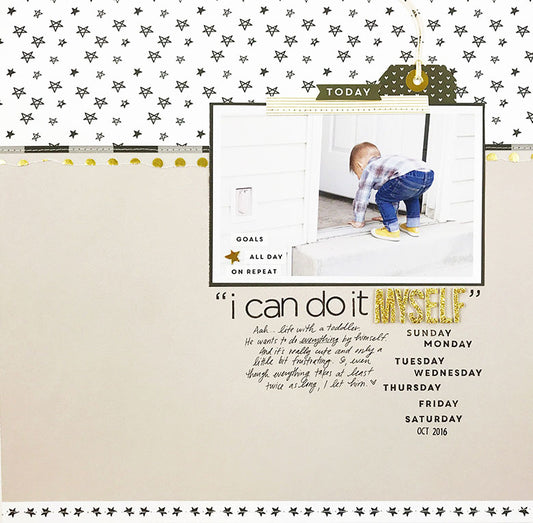 Myself Layout | Jen Schow