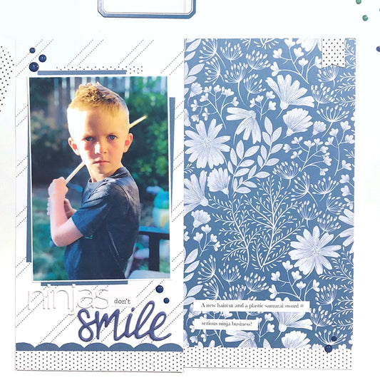Ninjas Don't Smile - TN Layout | Lynne Ashcraft