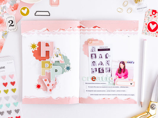 My Creative Journey Notebook Spread | Celes Gonzalo