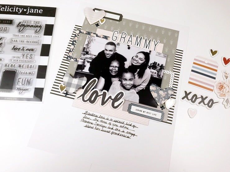 Grammy Love Layout | Victoria Calvin