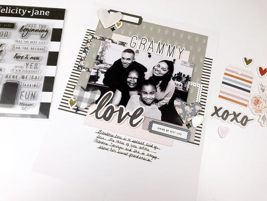 Grammy Love Layout | Victoria Calvin